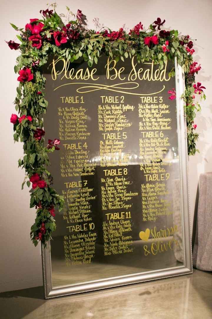 Show me your Escort Cards & Seating Chart