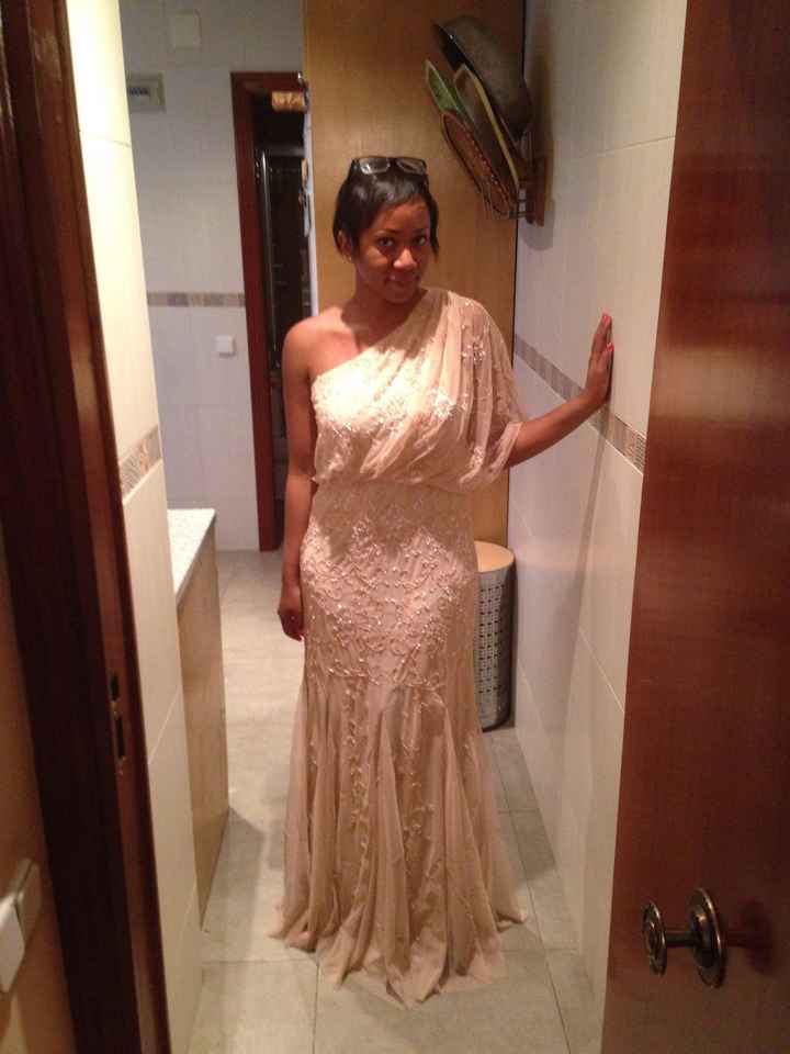 Spain Reception Dress Came in! PICS