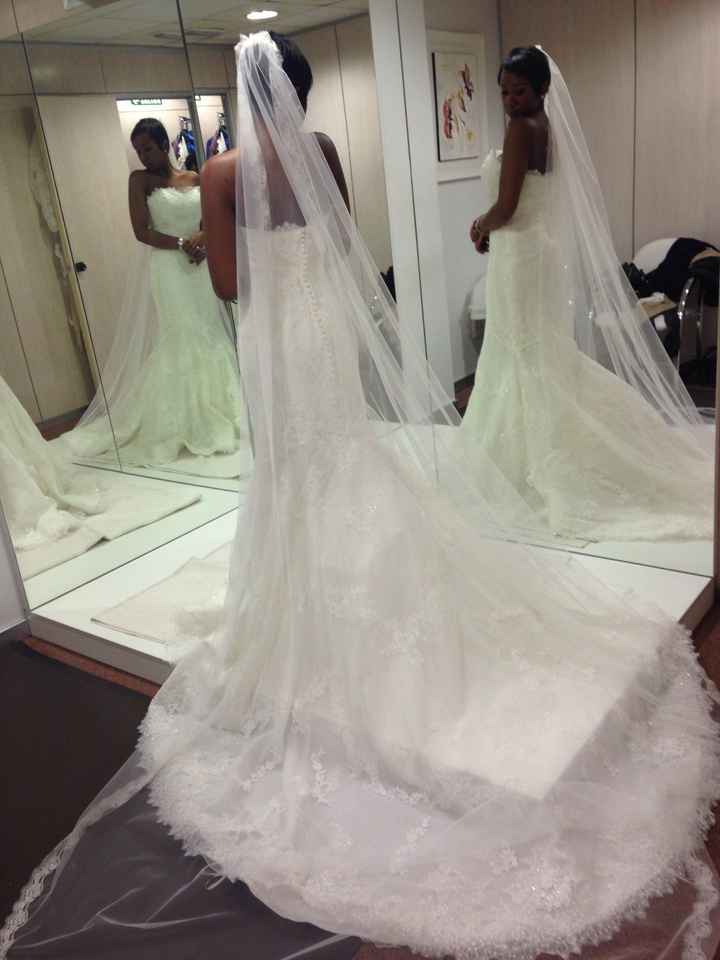 Wedding veil length for my dress? opinions?