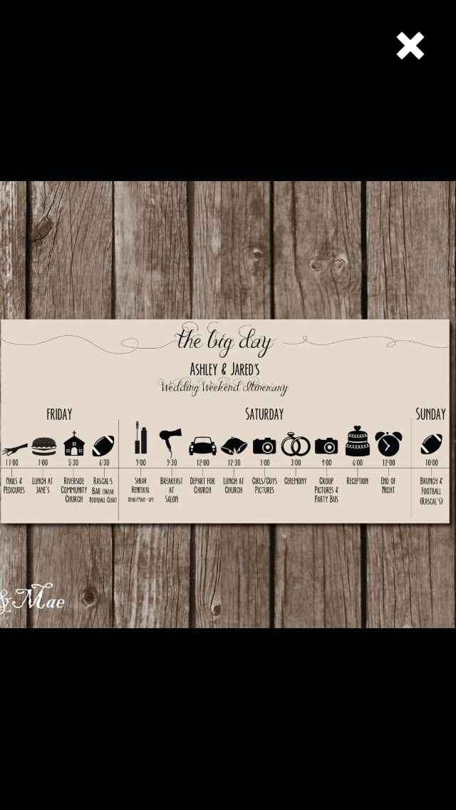 Weekend Itinerary for Guests