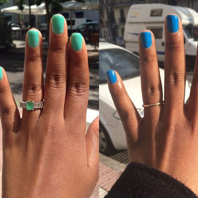 Engagement ring/wedding ring