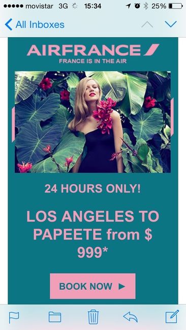 Tahiti Honeymooners: Flight Sale PSA