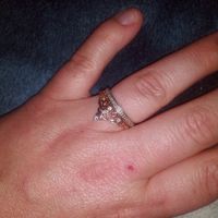 Unusual, Unique, Different, engagement and wedding sets or stacks - 1