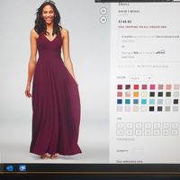 What color groom and groomsmen suits will coordinate with the bridesmaids dresses? - 2
