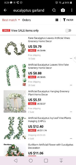 Best place for faux eucalyptus garland or just flowers 3