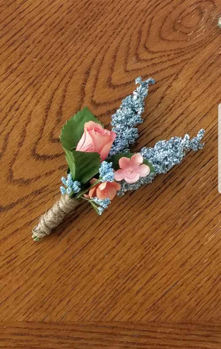 Boutonniere for my ring bearer aka my dog :)