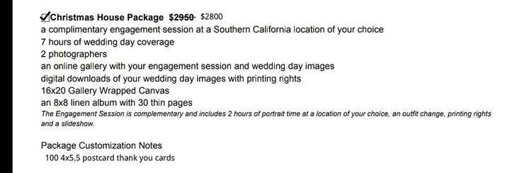 photography Budget?? - 1