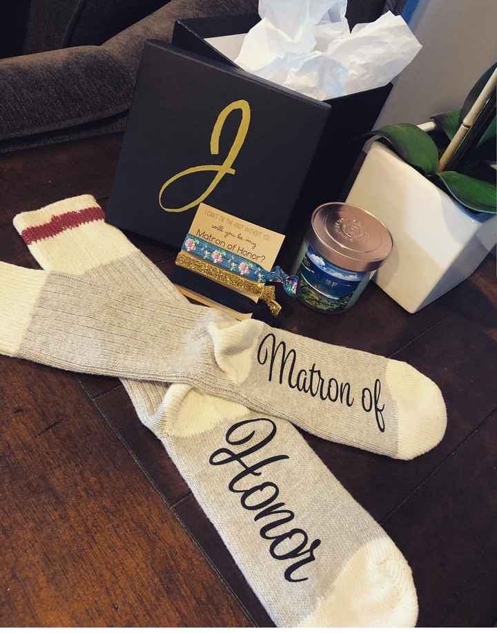 How did you “propose” to your wedding party? - 1