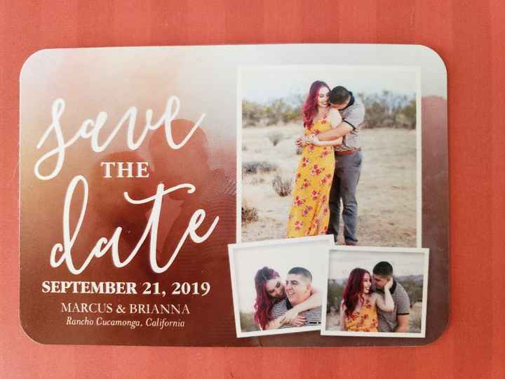 Save the dates came today! - 1