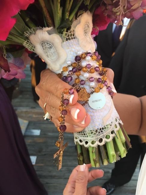 Wearing your mothers gown