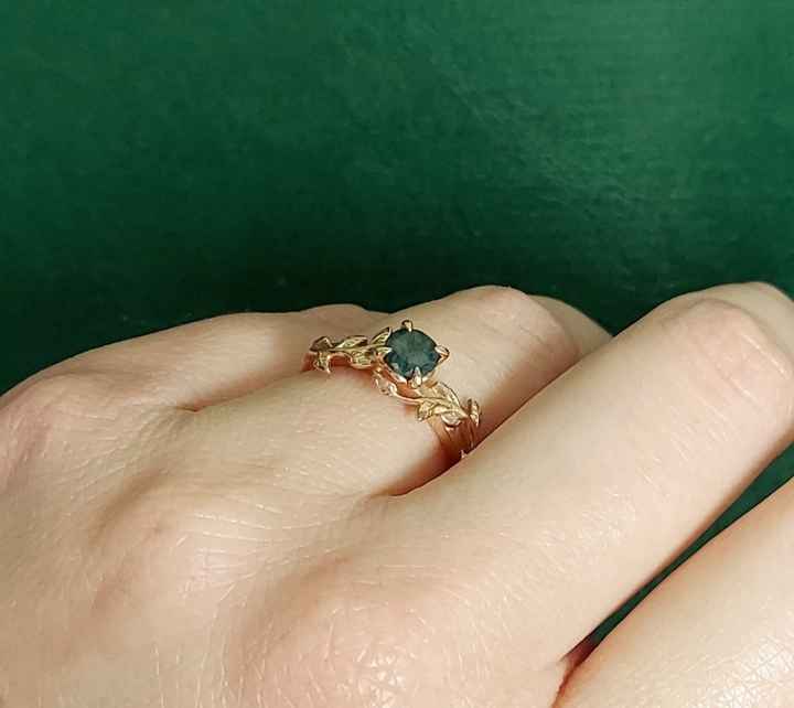 Show Me Your Non Diamond Engagement Rings! - 1