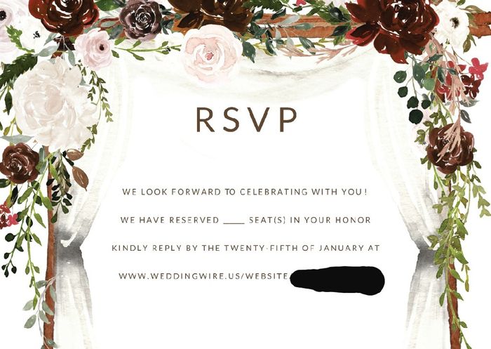 Invitation/rsvp cards 1