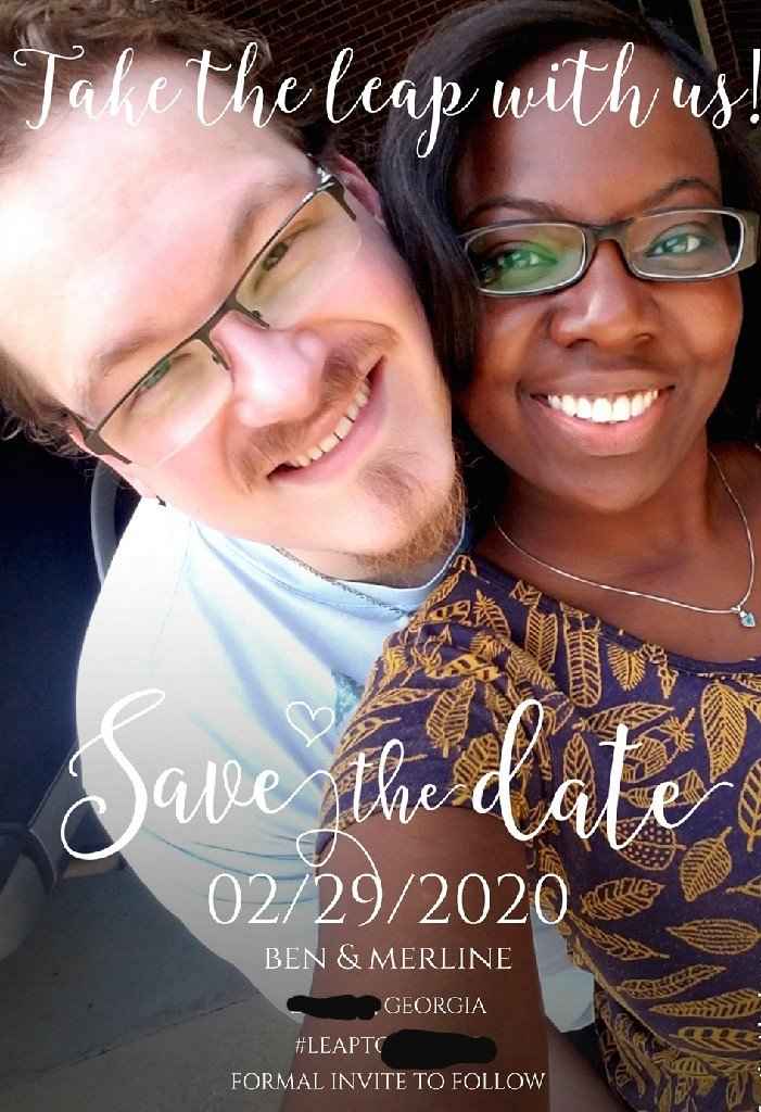 Which Save the Date? - 2