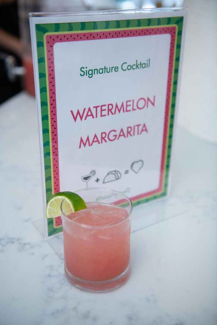 Sign I made for our signature cocktail