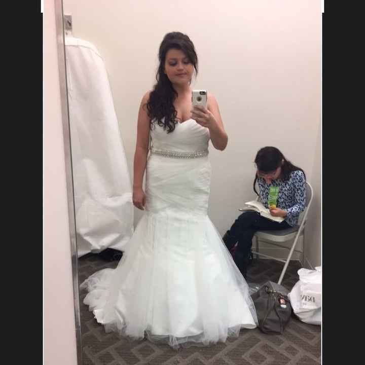 Picked up my dress today!!