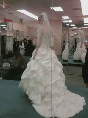 Show me your dress with you vs the model!