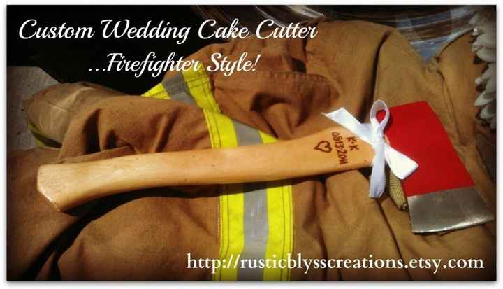 Any future firefighter wives incorporating firefighting items?