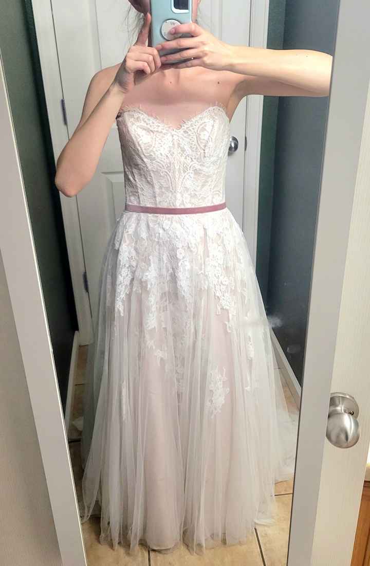 Let's hear it for the discount and secondhand dresses! - 1