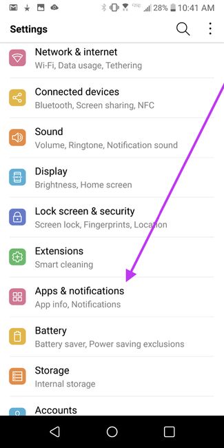 Hop into your phone's Settings