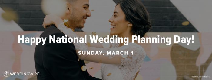 March 1 is National Wedding Planning Day! - 1