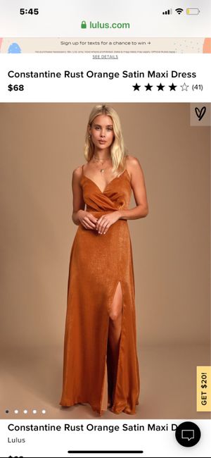 Burnt orange bridesmaid dresses 3