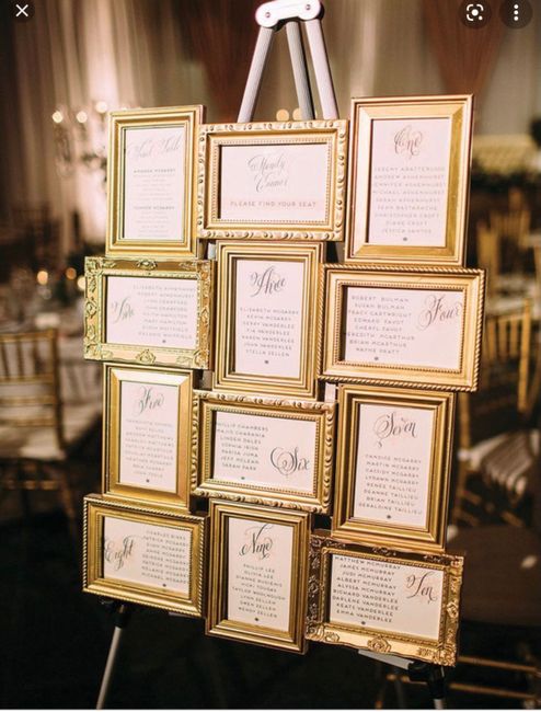 Simple diy table seating chart for guests / destination wedding 2