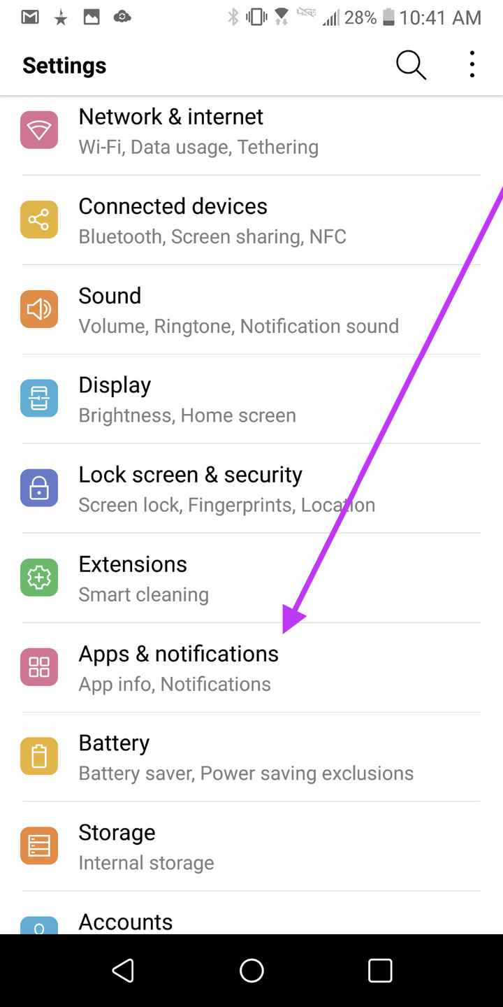 Hop into your phone's Settings