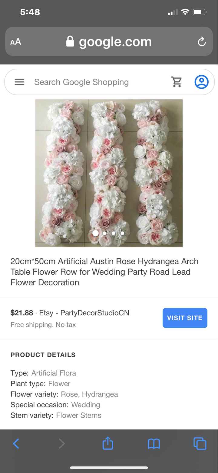 Floral wall backdrop - 1