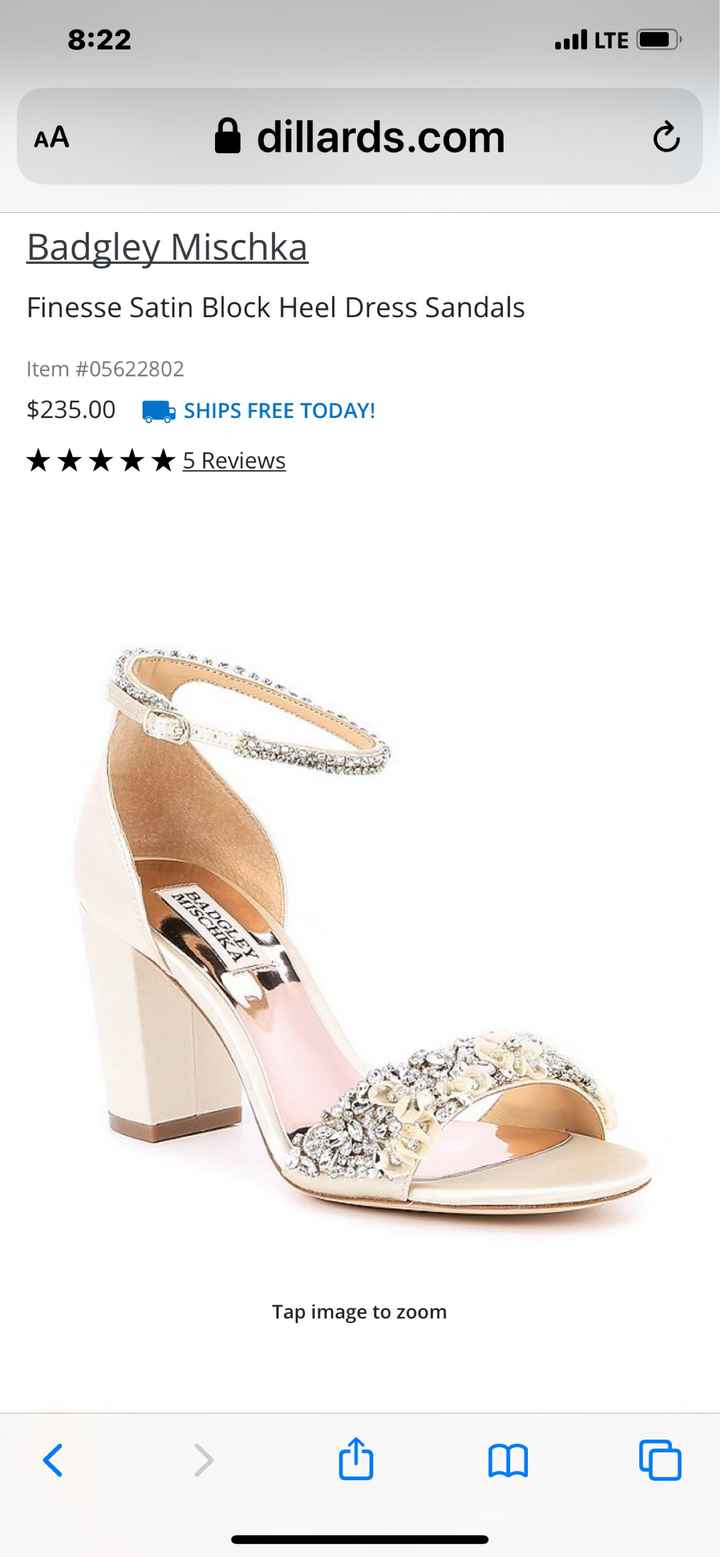 Wedding shoes...help!!! - 1