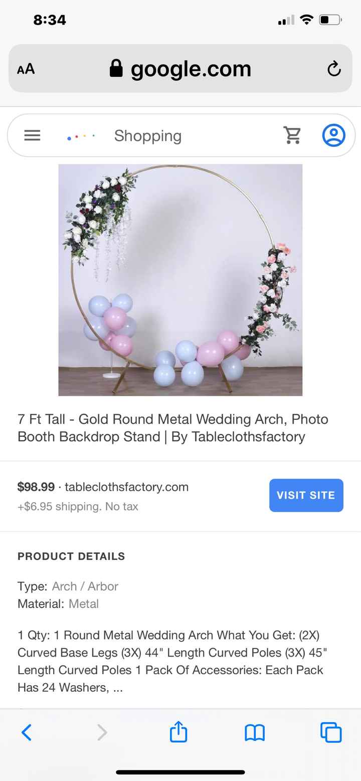 Ceremony Arch Alternatives? - 1