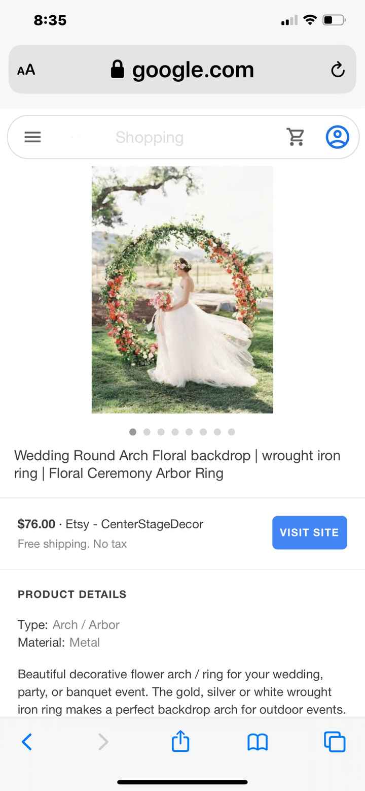 Ceremony Arch Alternatives? - 2