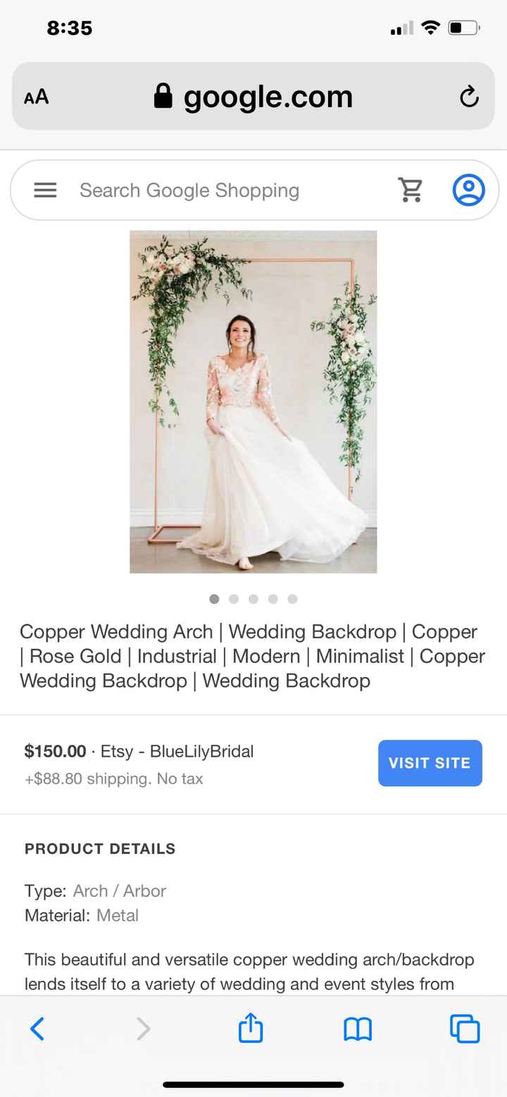 Ceremony Arch Alternatives? - 4