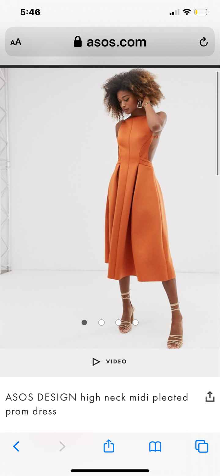 burnt orange bridesmaid dresses asos