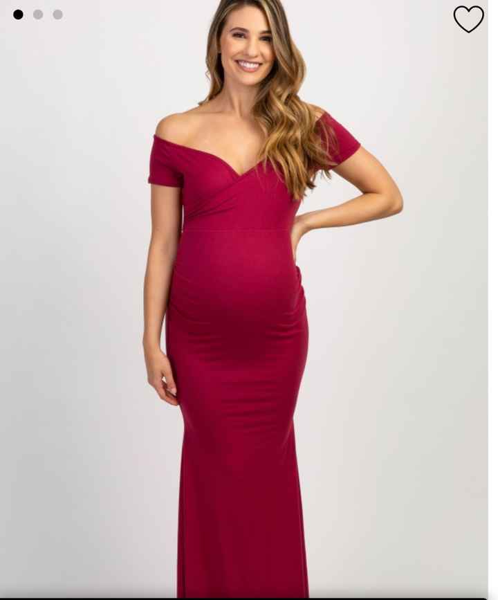 Pregnant Bridesmaid....help - 1