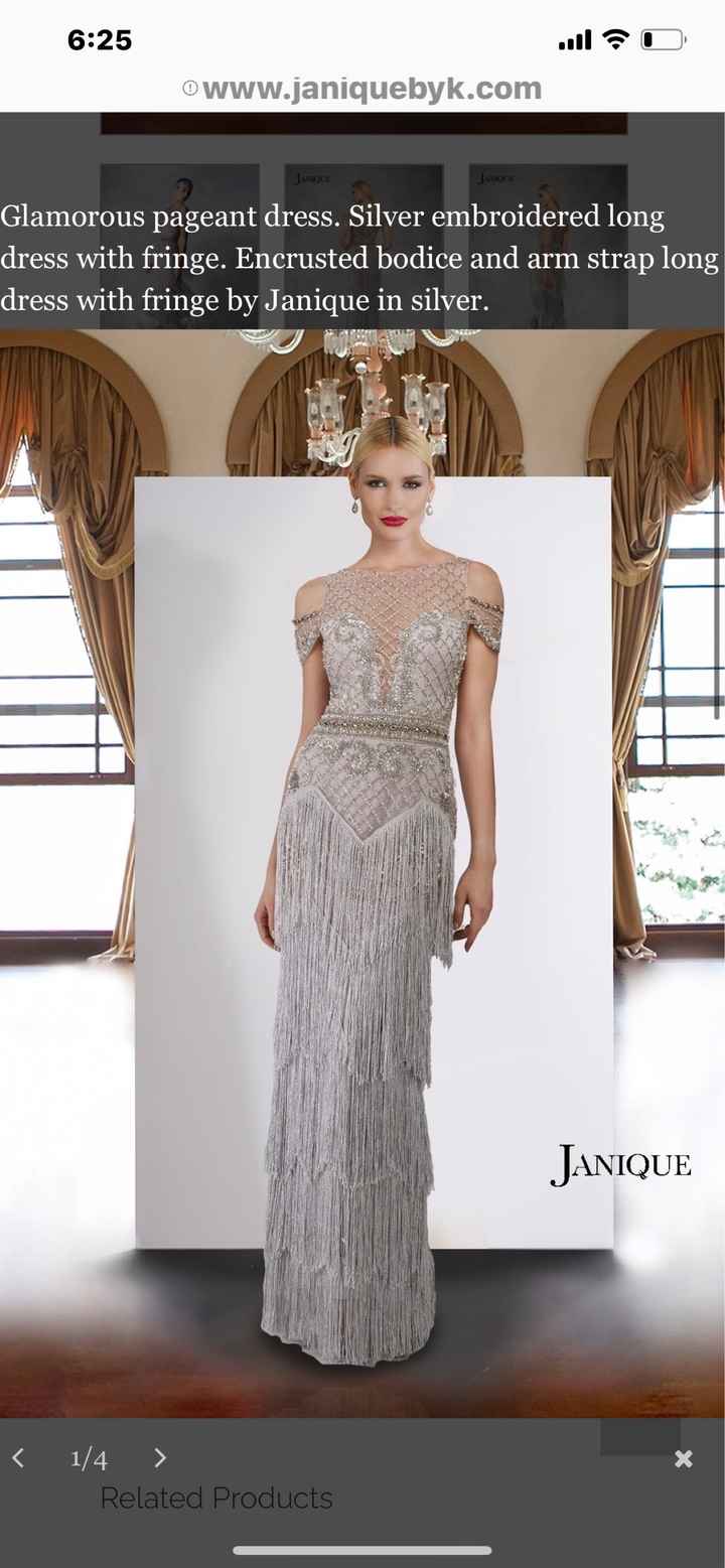 1920’s “Gatsby” Theme Wedding Dress? - 1