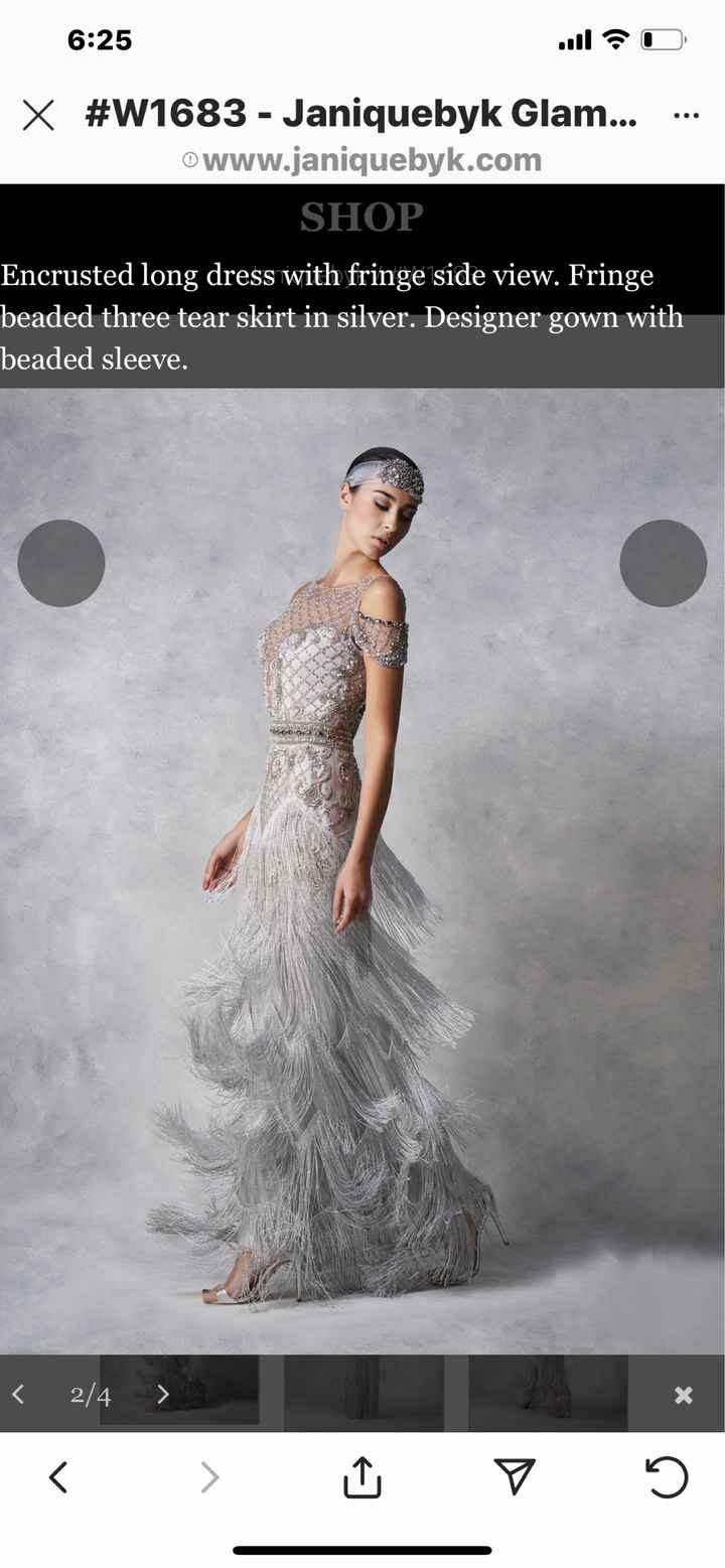 1920’s “Gatsby” Theme Wedding Dress? - 2
