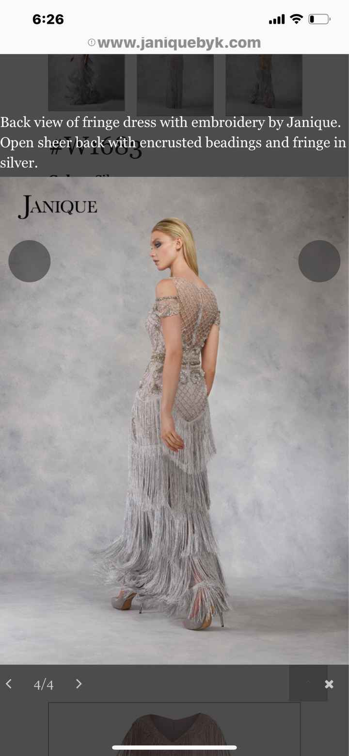 1920’s “Gatsby” Theme Wedding Dress? - 3