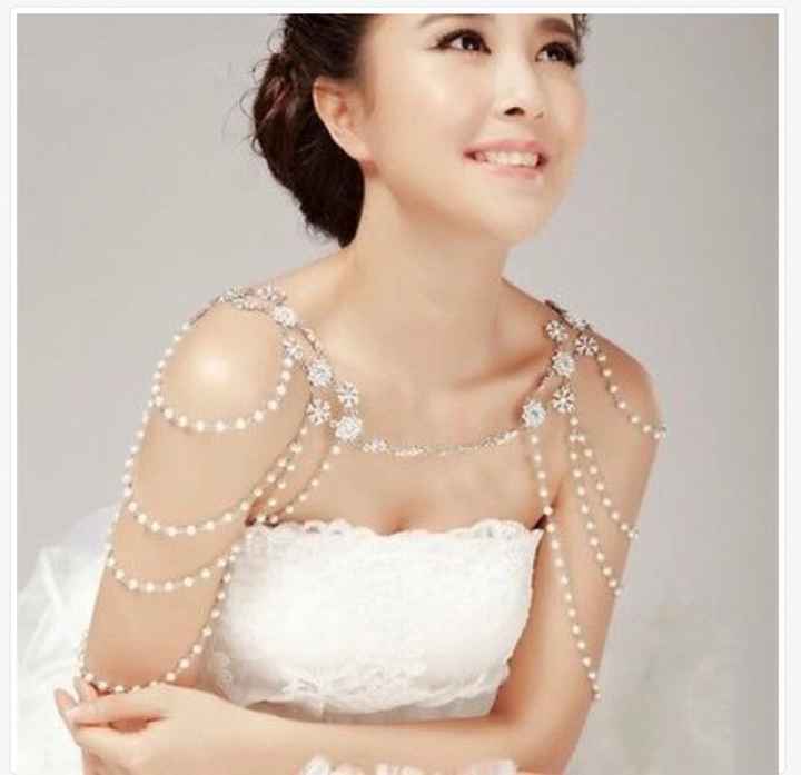 Help: how to accessorize a simple slip wedding dress?? - 2