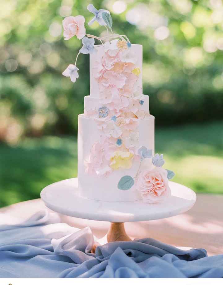 One Tier Pastel Peach Cake by KAIA Cakes & Co. | Bridestory.com