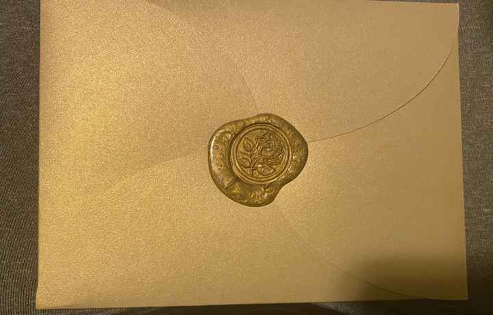 Wax seal for invitations - 1