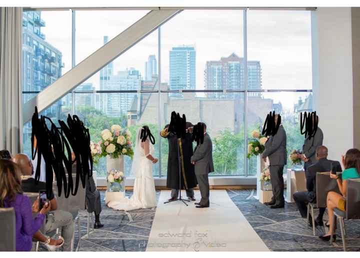 Wooden arch - modern wedding - 3