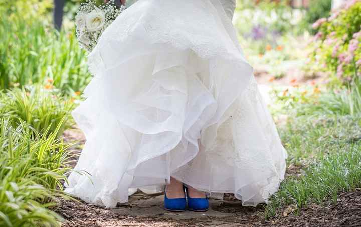 My shoes for the ceremony and reception, low heels