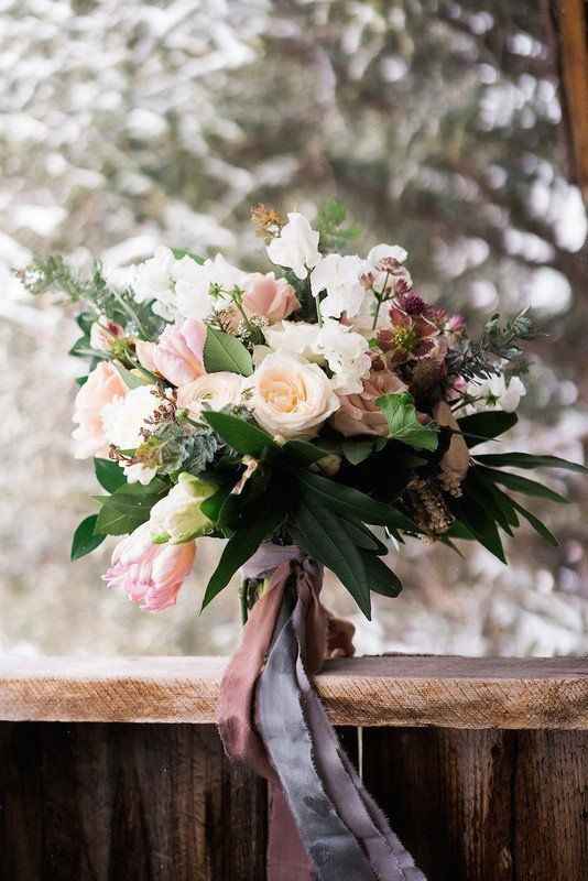 a blush and antique look