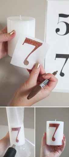 Attached right to the candle