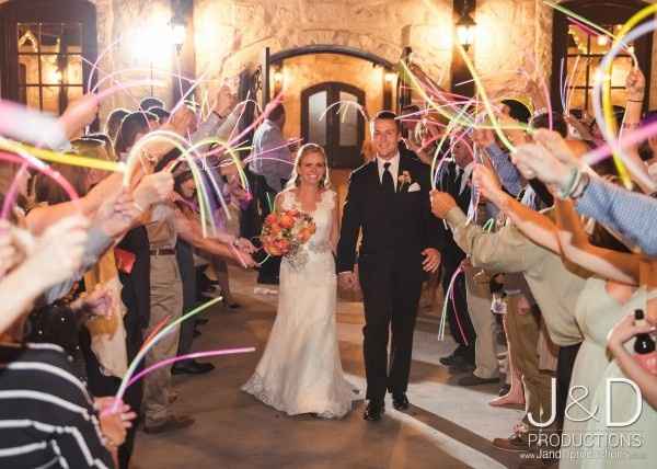 LED Glow Light Up Fiber Optic Stick, Awesome Wedding Exits That Are Not  Sparklers!