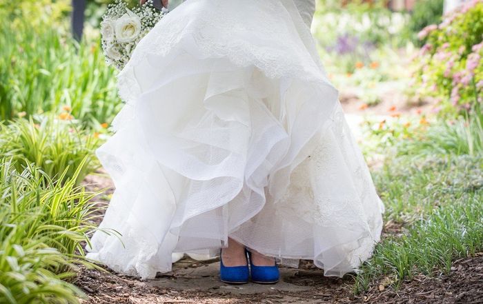 My shoes for the ceremony and reception, low heels