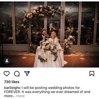 Wooden arch - modern wedding - 7