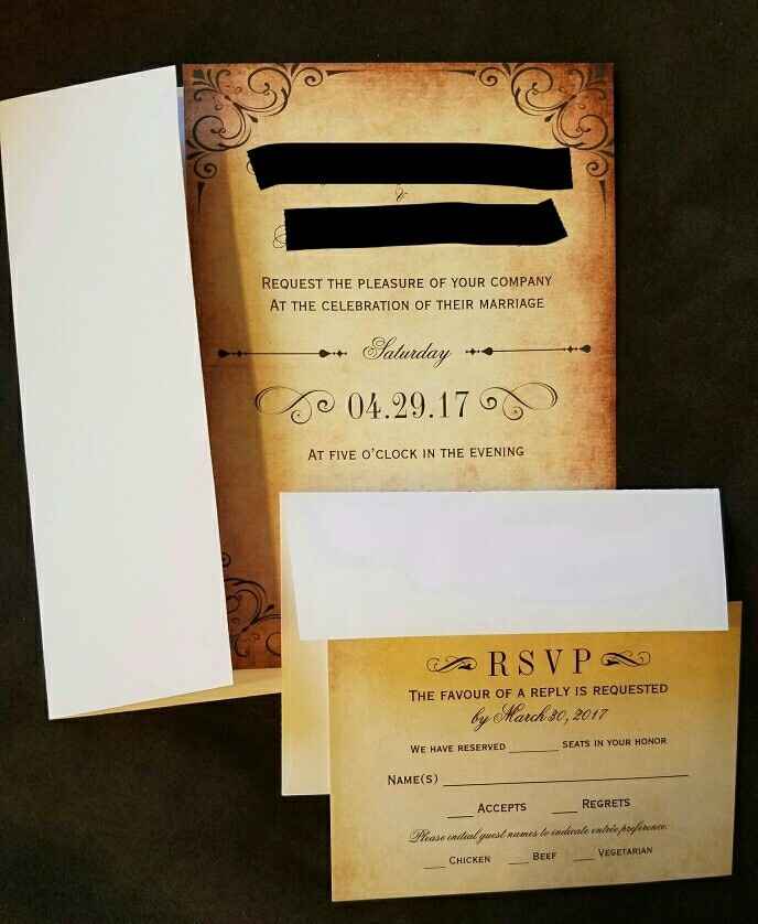 Invitation/envelopes