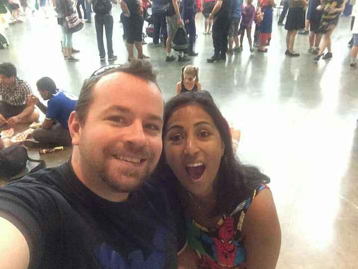 In the selfie spirit, any favorite pic of you and FH or DH?