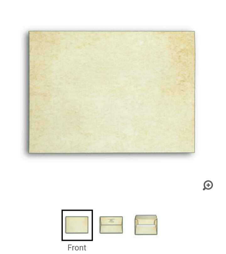 Invitation/envelopes